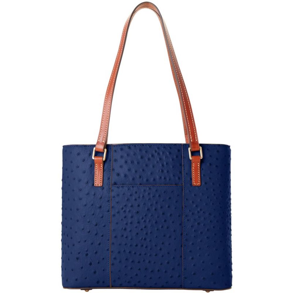 Dooney & Bourke Ostrich Small Lexington Bag - Navy - Picture 4 of 4